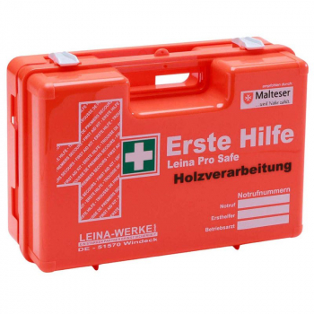 Erste Hilfe Koffer Holzverarbeitung